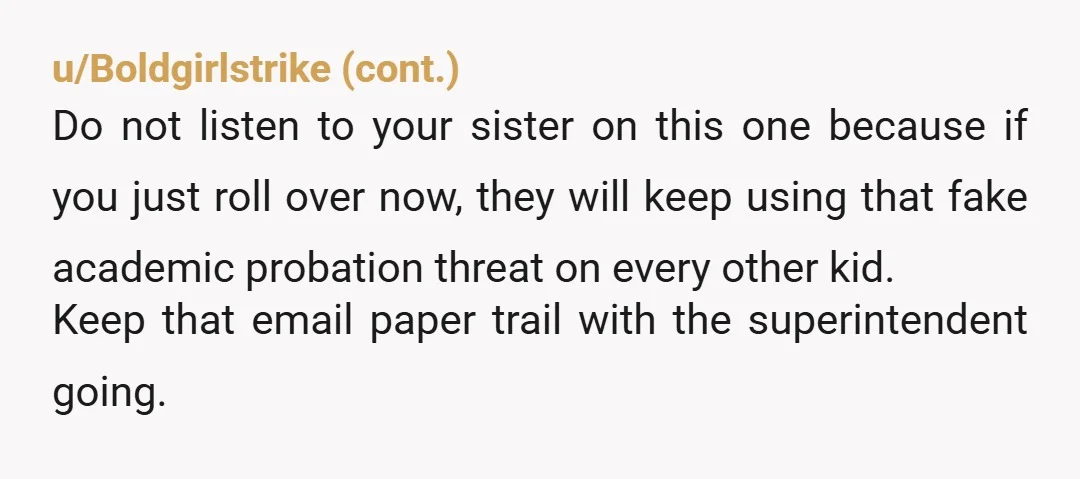 u/Dav1dDC NTA. If I was your parents I'd be in that Principal's office making it very clear what "elective" means and also explaining to them that making my child cry...
