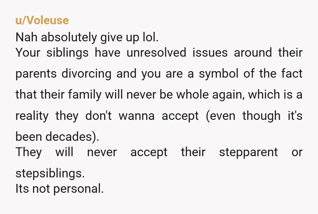 u/delirium_red I kind of detect missing reasons here - you were just a child, but what DID your parents do for all 6 to want nothing to do with the...