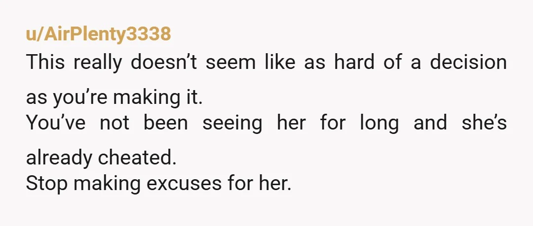 u/akillerofjoy Going by your update, you’ve made the right decision. The only perspective I could give you is this: I am totally with you with regard to her confessing, not...