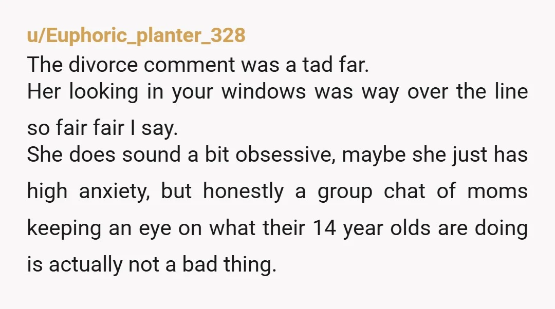 u/Frankifile
Lady should put an AirTag on her son and leave the neighbours alone