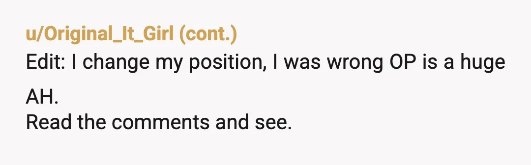 u/BMal_Suj Not inviting someone to be a part of the bridal party in the first place would absolutely be a non-a-hole move... but dis-inviting someone is kind of a high...
