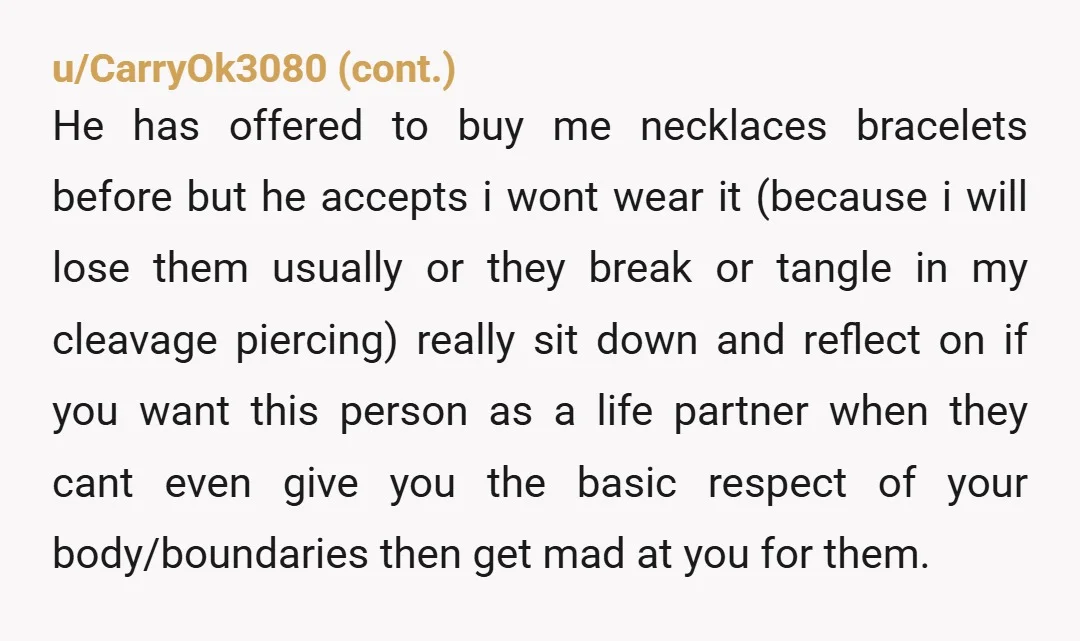 u/traciw67 Nta. Why does he think his opinions/wants are more valid than yours?