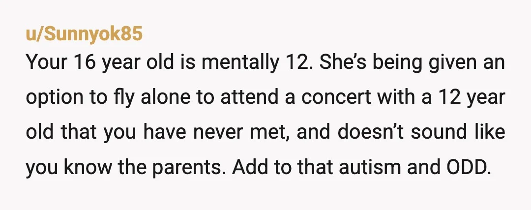 u/BrightFleece
NAH.
You're going to have to rip the band-aid off eventually.
As long as you've made sure the parents seem like good eggs, I'd let her spread her wings.