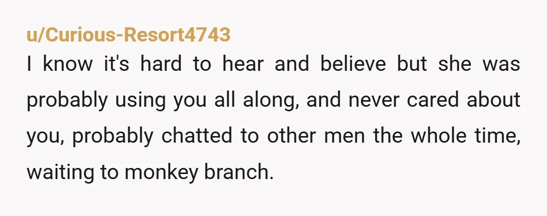u/CoverReasonable7056 There were probably signs of her moral failings, but the worst kind of blind person is the one who refuses to see. When someone doesn't want to learn a...