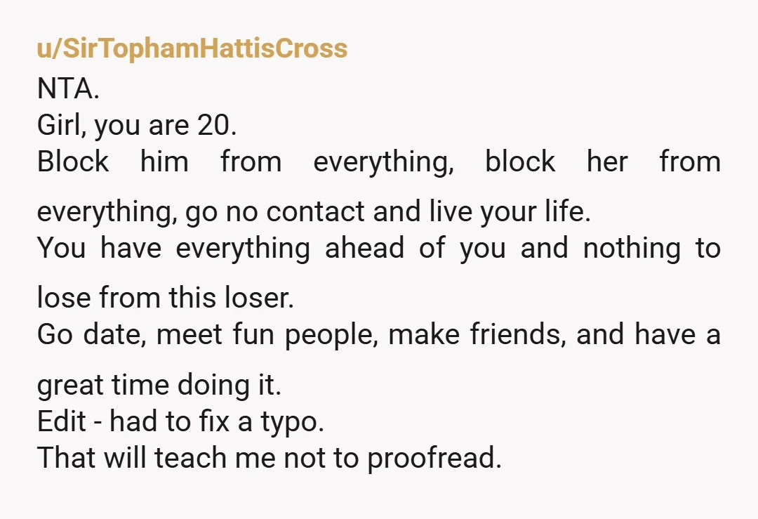 u/ummmsureok Unfortunately, I’ve been the emma in this situation (although never going crazy on the other girl?? that part is insane). When he cheats and cheats and cheats again, eventually...