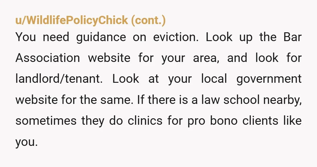 u/Anonyellow8484 Your parents need to serve him a 30 day eviction notice and if he doesn’t leave within the 30 days then you call the cops and get him out....