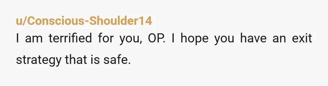 u/Zestyclose_Task
Oh dear he isn't going to kill himself he's going to kill you and the kids first