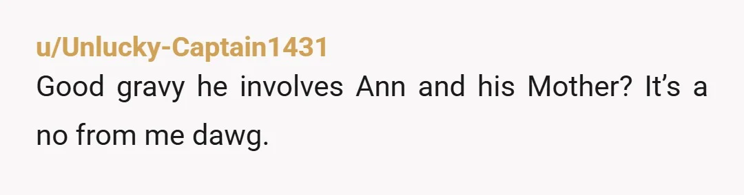 u/1568314
So your husband totally disrespects you and you decide the problem is his friend?
You have the life you've chosen ig.
ESH