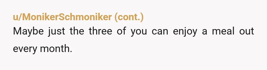 u/brigids_fire Its hard but sometimes you just gotta let codependent family members be codependent. Its frustrating but they dont want to change it, no matter how much it hurts them...