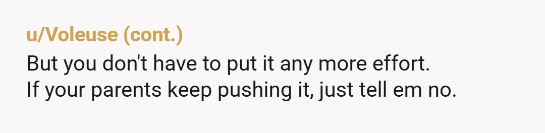 u/stuckinnowhereville
Personally I’d move away from all of them including your parents and pretend I’m an orphan.
I blame your parents.