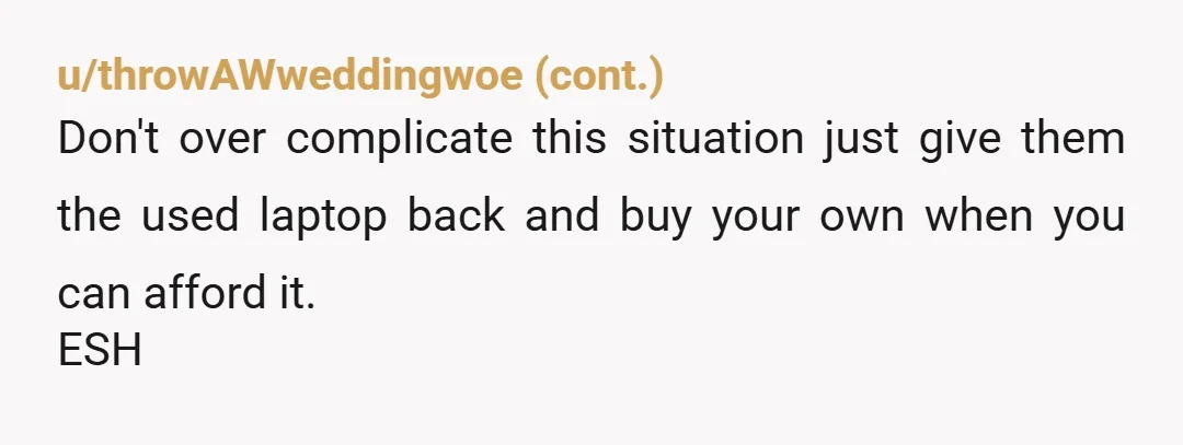 u/Tall_Owl2335 It reads like the gift was conditional and the friend feels like your boyfriend does not deserve it anymore because he quit the idea. Maybe it's a valid feeling,...