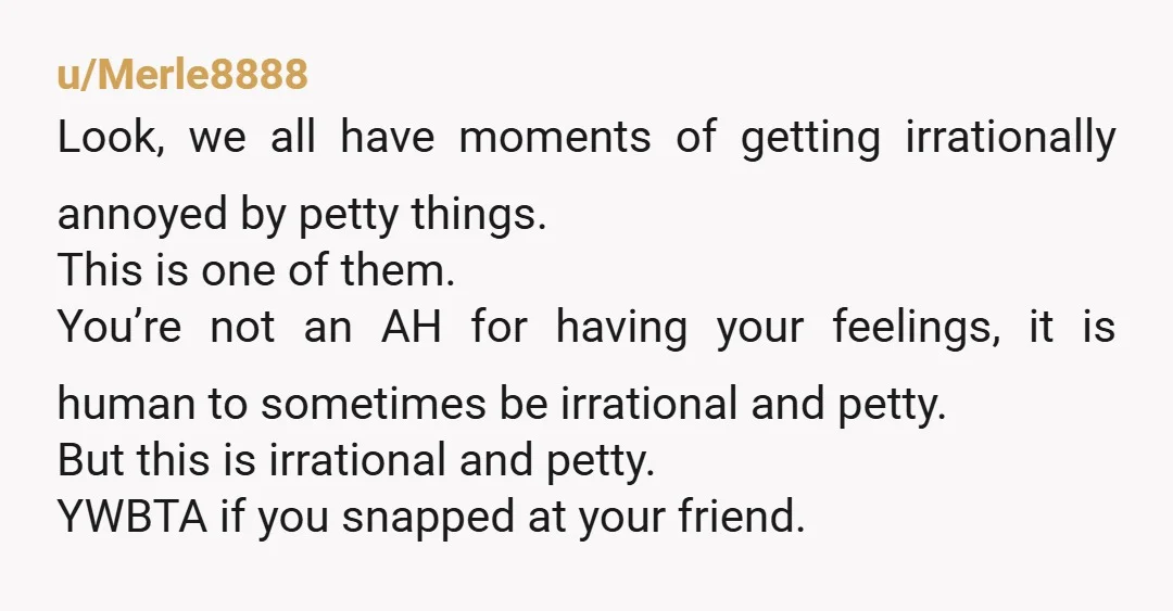 u/Naive_Market_9688 It kind of sounds like a little bit of anticipated defensiveness on your part and her wishfully living vicariously through you on your trip. Just nod your head and...