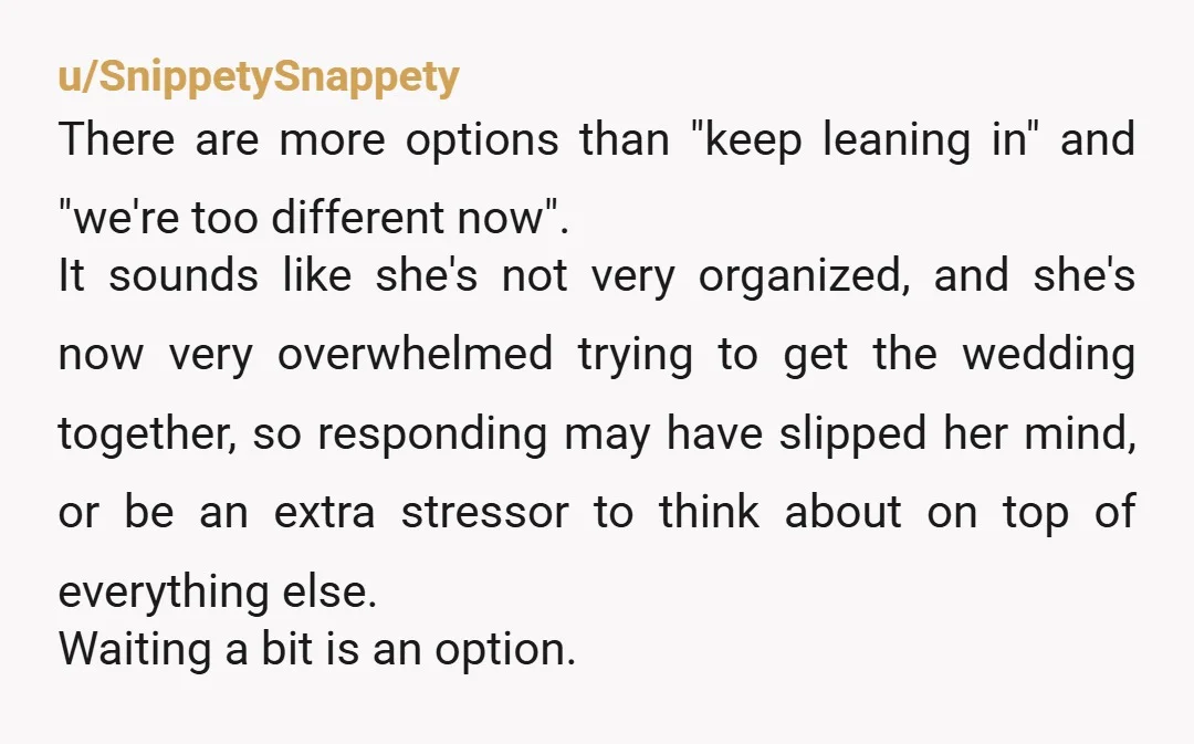 u/Chocolatecandybar_
Tbh, she is the one who should try harder.
And how are you supposed to forgive if she does nothing to apologise?