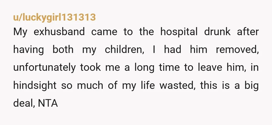 u/Competitive-Watch188 oh sweetheart, I'm sorry this happened but you cant stay with someone that puts your baby at risk like this.... You are NTA but you cant let this slide.