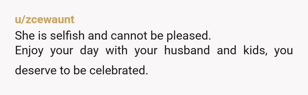 u/AnnNonNeeMous
She is the grandmother now, Grandparents’ Day is in September.