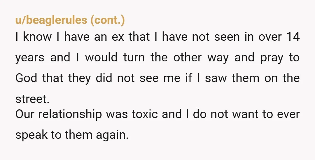 u/MbMinx
He's not still attracted to her if that's what you're worried about.
But he really wants nothing to do with her.
There's nothing to think about.
