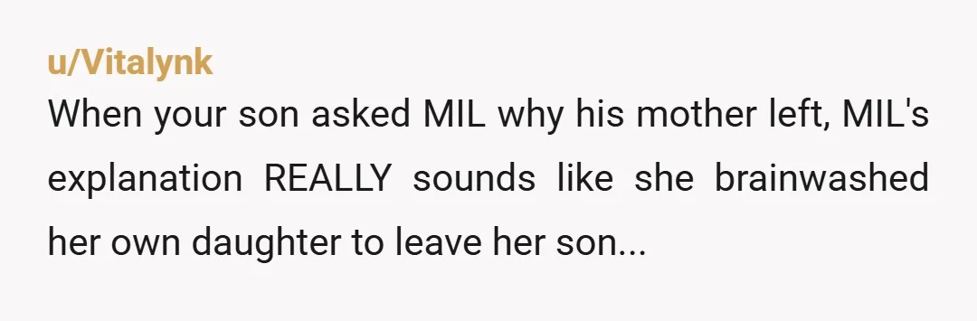 u/Sue_Dohnim I have to wonder why she showed up after all those years. What did she think she was going to gain? What was her purpose? Just... why? It's irrelevant...
