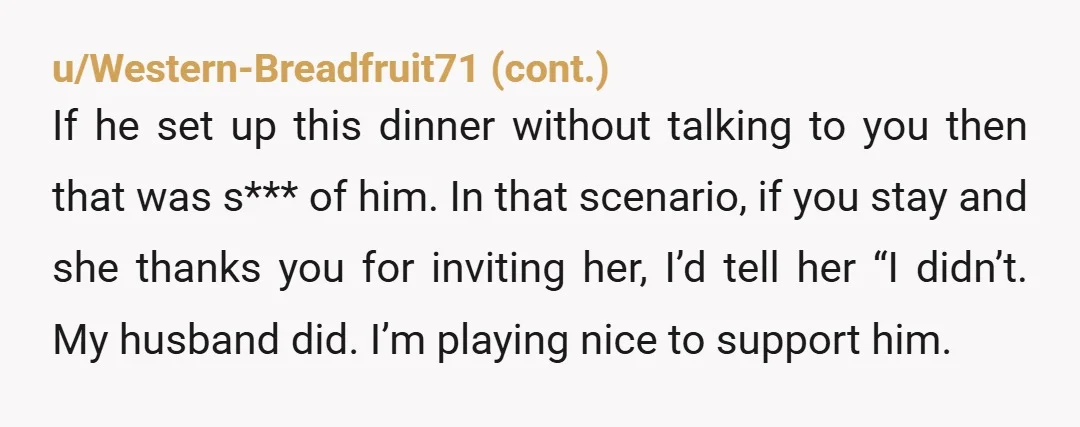 u/nun_the_wiser
So she hasn’t apologized to you. I wouldn’t let her into my house.