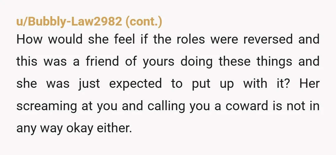 u/Pristine-Bison3198 Wait, I'm sorry, she's been divorced for 20 years? I read this thinking y'all were somewhere in the 18-23 age range. For y'all to be adults old enough to...