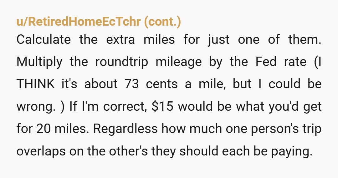 u/1st-vaters NTA. If sharing an Uber is less expensive they can do that.