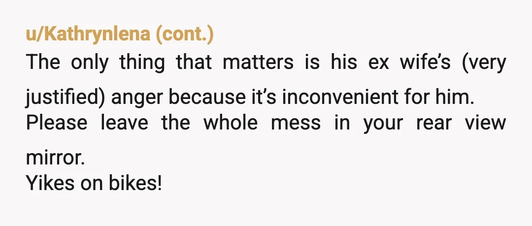 u/W0nderingMe So his brother had car issues at a restaurant that just happened to coincide with his errand to get milk? And he couldn't, idk, bring his brother back to...