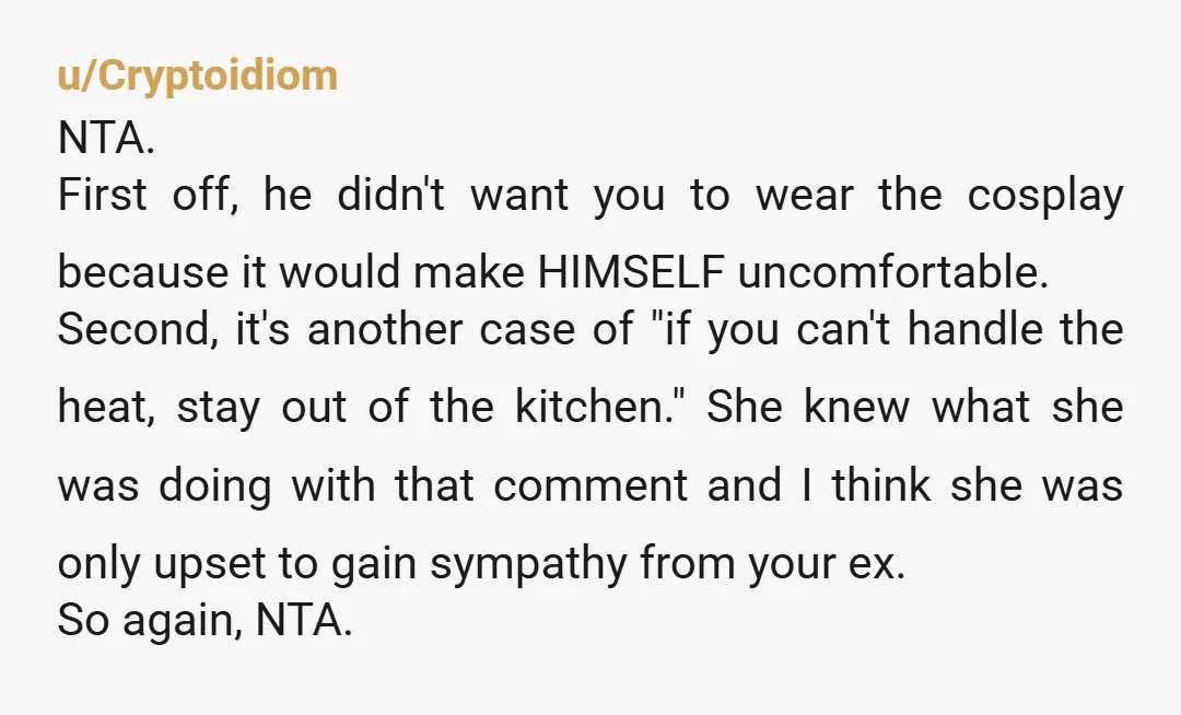 u/auroracorpus NTA Ex is wrong, and his new girl is more wrong. Imagine starting a fight w your new man's friend group. What a dumb move. Ask the friends who...