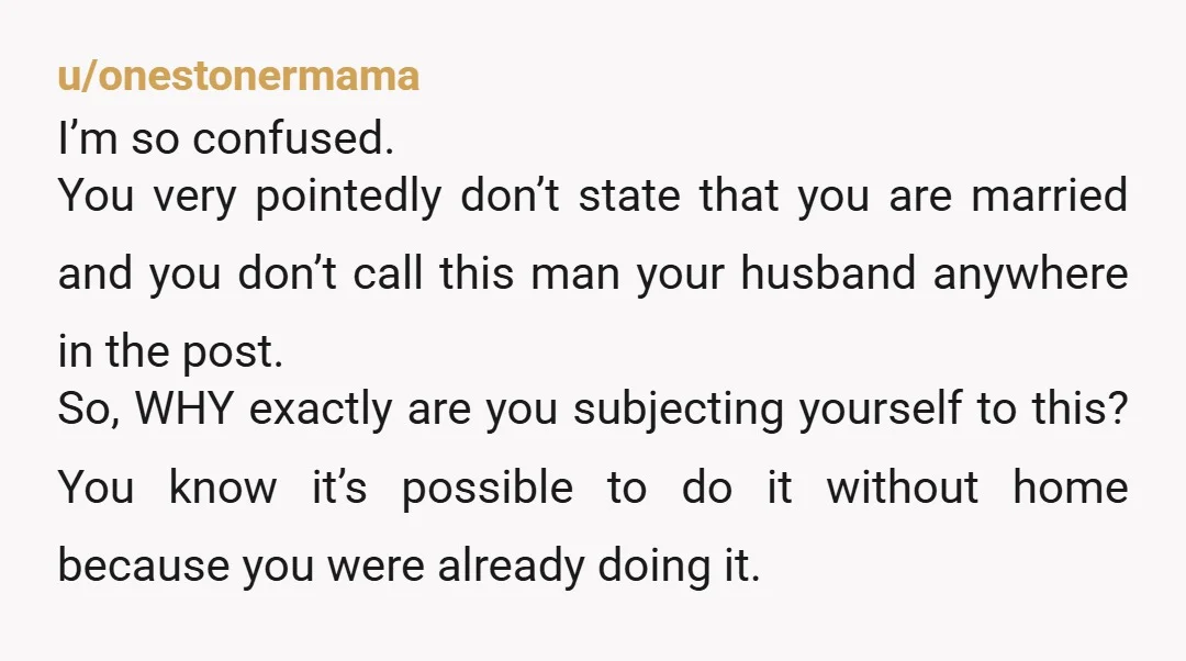 u/Grouchy_Document_856 The good news is you do not have to do whatever he says. You are his partner not his employee or slave.