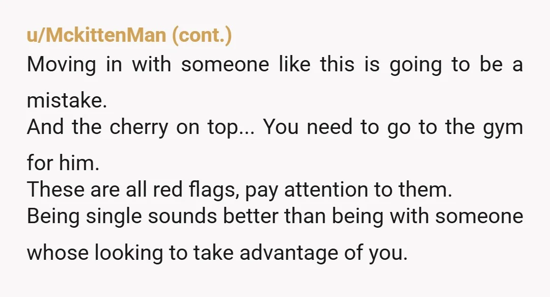 u/jacklm323 "I'm completely fine contributing financially too, but i genuinely do not want to split rent 50/50 or pay more than him while also taking on most of the household...