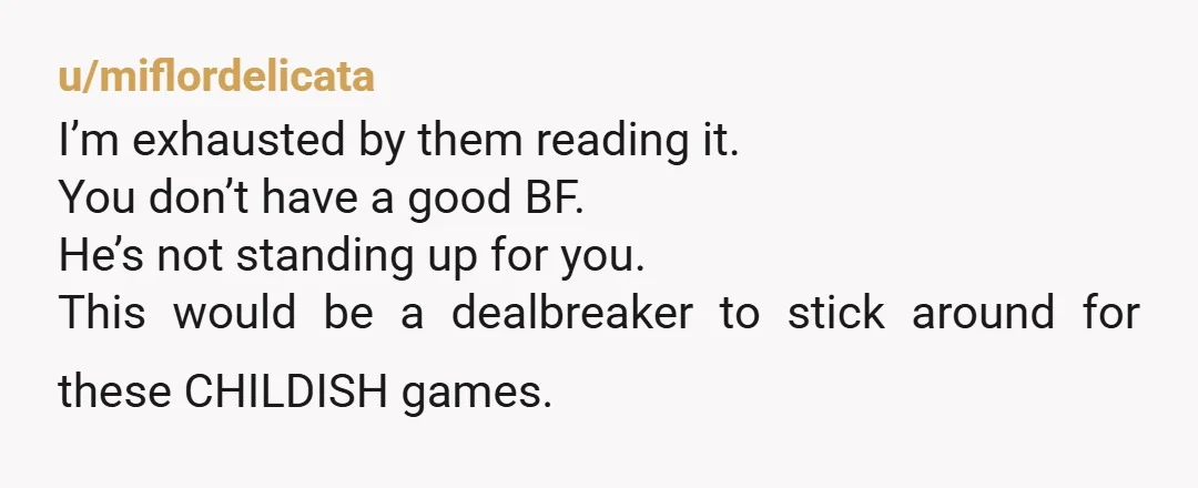 u/illysia1 It’s so strange that this seems to have come out of nowhere. Does your boyfriend have no clue either? Has he actually asked why they dislike you? They clearly...