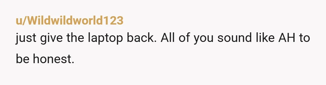 u/redroverose
YTA, why not just give it back and buy a new one if you’re going to pay for it anyway?