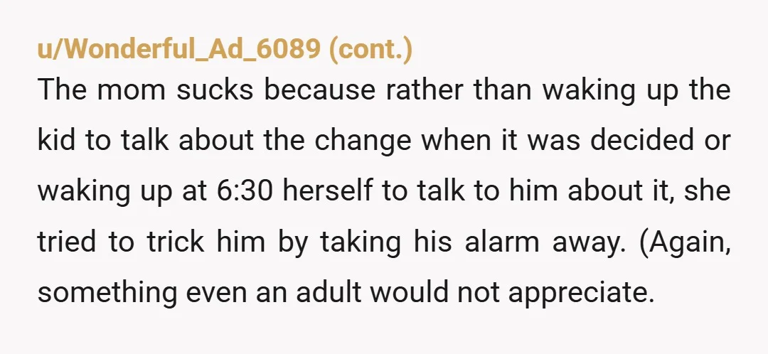 u/Apprehensive_Let_811
The mountain biking needed to be canceled anyway.
She was going to reward him for speaking to her that way?!