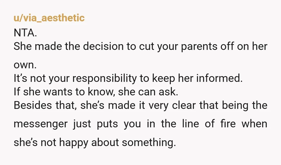 u/angelacandystore WHY DIDN'T YOUR PARENTS TELL HER THEY ARE THE ONES MOVING "Don't put me in the middle Sis, sorry our parents suck ass"