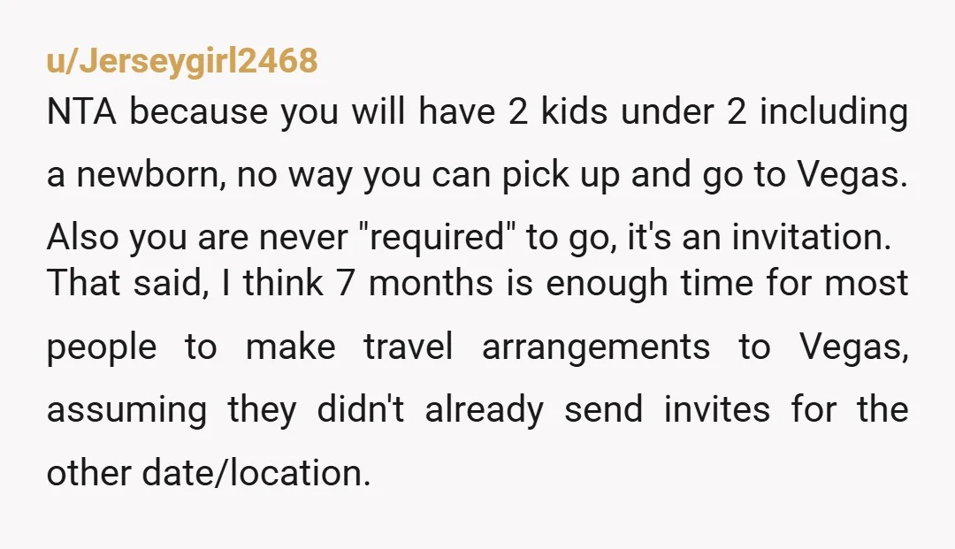 u/Crafter_2307 Ignoring that it’s a destination wedding, not an elopement if everyone’s invited, ESH. Bro/FSIL for expecting everyone to keep chopping and changing Mum for guilt tripping. And you for...