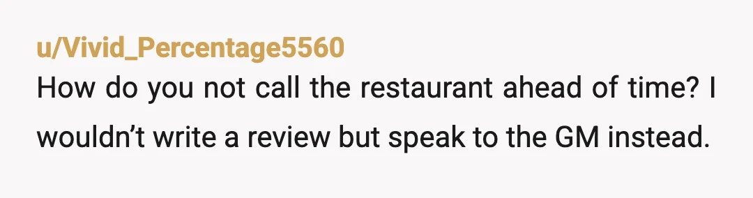 u/Ok_Effort9915 Brunch at 3pm? I don’t eat breakfast or lunch at that time. Also, OP — YTJ You didn’t even pay for your free meal but still need to complain...
