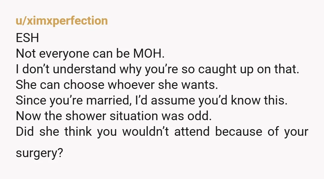 u/benjamin6486 YTA. You’re expecting something from her that she has shown you time and again she isn’t going to give you. You didn’t give enough info on your relationship with...