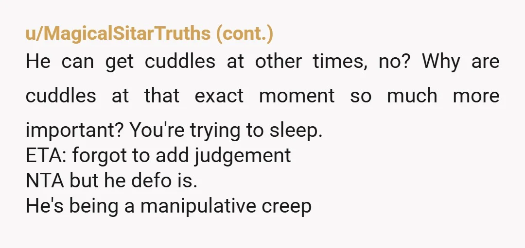 u/Joice_Craglarg Honestly, y'all sound like a bad fit for each other. NAH, but this is something you should bring up in couples counseling. This isn't an 'AH' situation, imo. Personally,...
