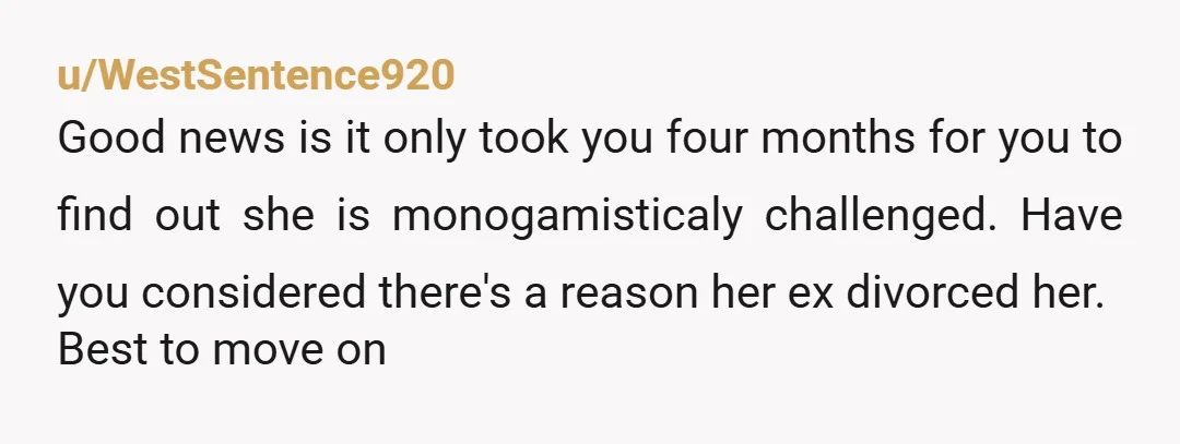 u/MagnificentLee It was a mistake to try long distance after 3 in-person dates. Next time just tell her let’s reconnect when I get back. I wouldn’t forgive her personally, mainly...
