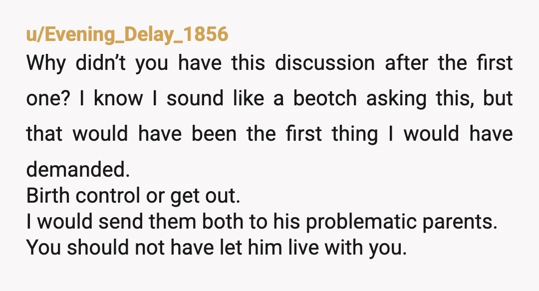 u/Due-Yoghurt4916
I think you need to be having having this conversation with your husband before you become a single mom raising another grand kid.