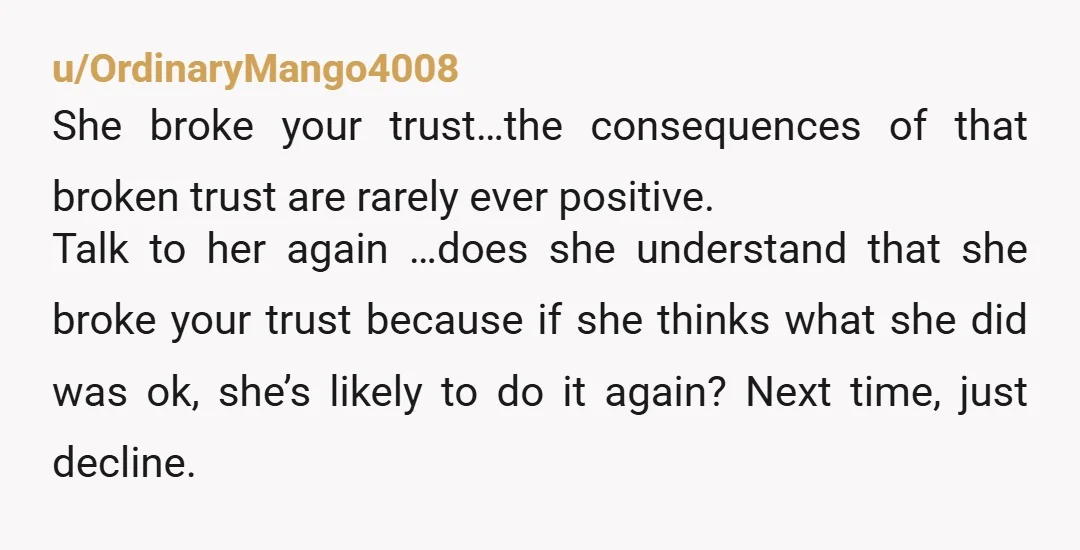 u/Insightseekertoo Yes, this is a tough call. You'd have to choose between being rude and comfortable, or doing something you did not enjoy. I don't know if your wife knew...