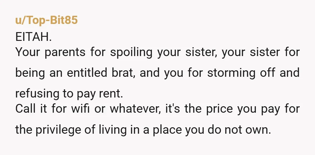 u/nothingventured3 This is a no-win scenario for everybody. Partners can't live without the additional rent, kids can't live on their own with current prices. Everybody has to compromise. Parents cut...