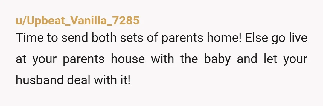 u/No_Profile_3343 Who the F cares what MIL wants for YOUR baby. If you want to send child to daycare, do it. If I were you, I’d take the baby and...