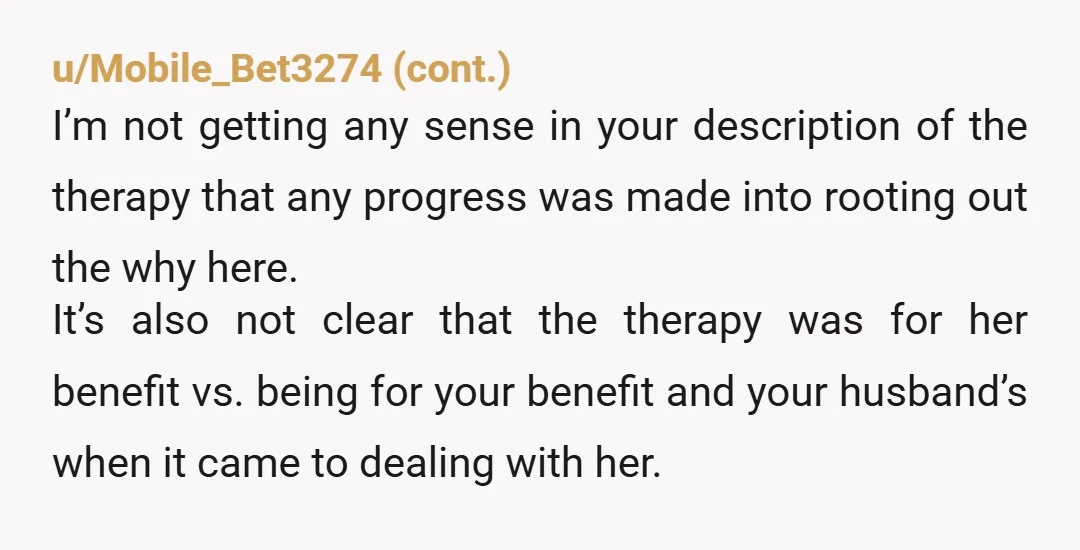 u/FinanciallySecure9 It’s actually time for you and your husband to admit that his daughter is still grieving the loss of her mother and she will never see you as a...