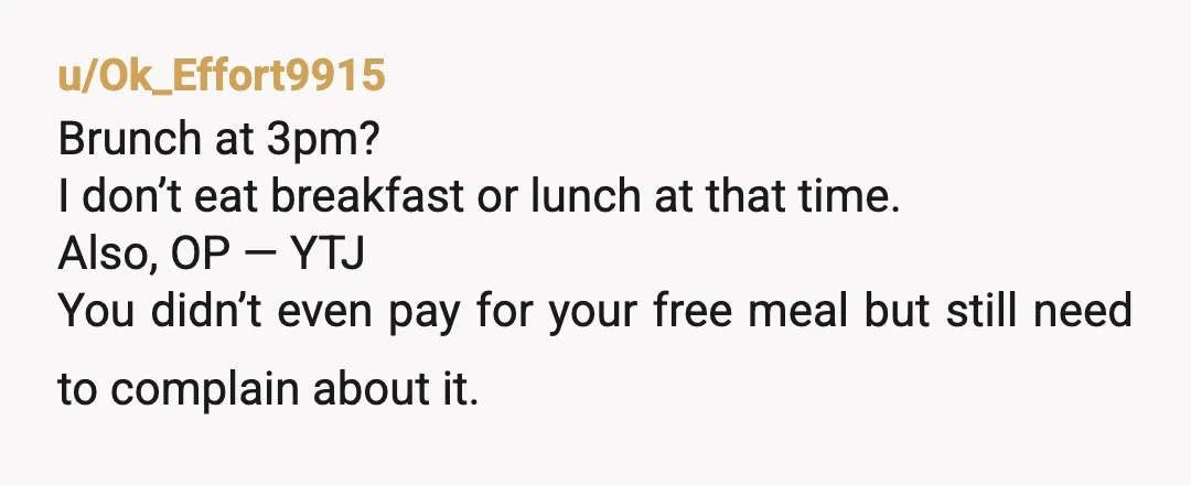 u/masterchef2309 As someone who has worked in the restaurant industry for 2 decades, yes, you would be a jerk. You could have said something then, but everyone in your group...