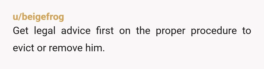 u/briomio OP, cancel that wifi. STOP MAKING IT COMFORTABLE FOR HIM. Start the eviction process. STOP FEELING SORRY FOR HIM. Level with your parents. You need their support. Stop feeding...