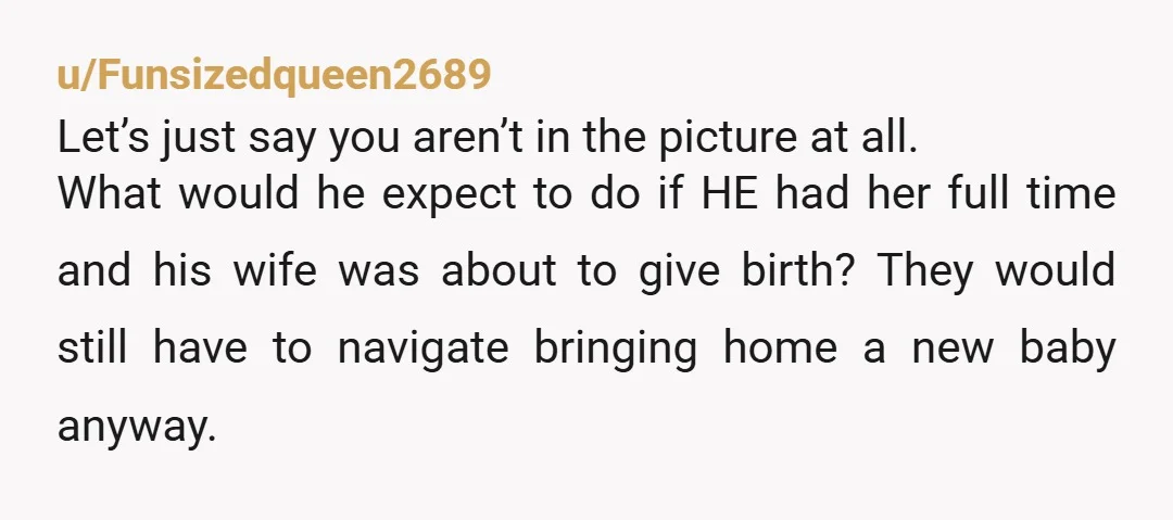 u/2dogslife If she's due in May and your daughter isn't scheduled until towards the end of June, then I would assume the new mom would have at least 3 weeks,...