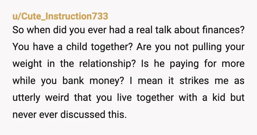 u/Pookie1688
If you don't trust your partner because he is financially irresponsible, why do you want to marry him?
