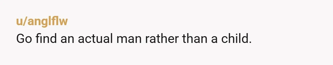 u/hipalbatross
I'm really sorry OP but you f*** up tremendously by marrying this person.