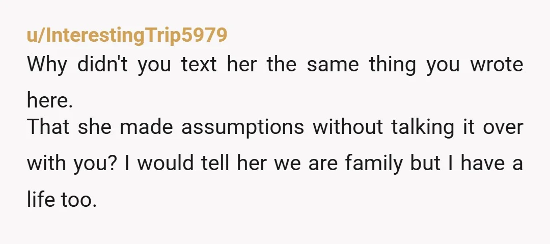 u/Fun-Photograph156
NTA. How did she manage before you started picking him up? She's taking advantage of you.