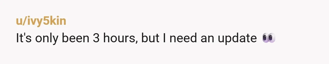 u/Whole-Conversation36
I'm sorry, but you have to sleep with Darren. Gotta show dominance.