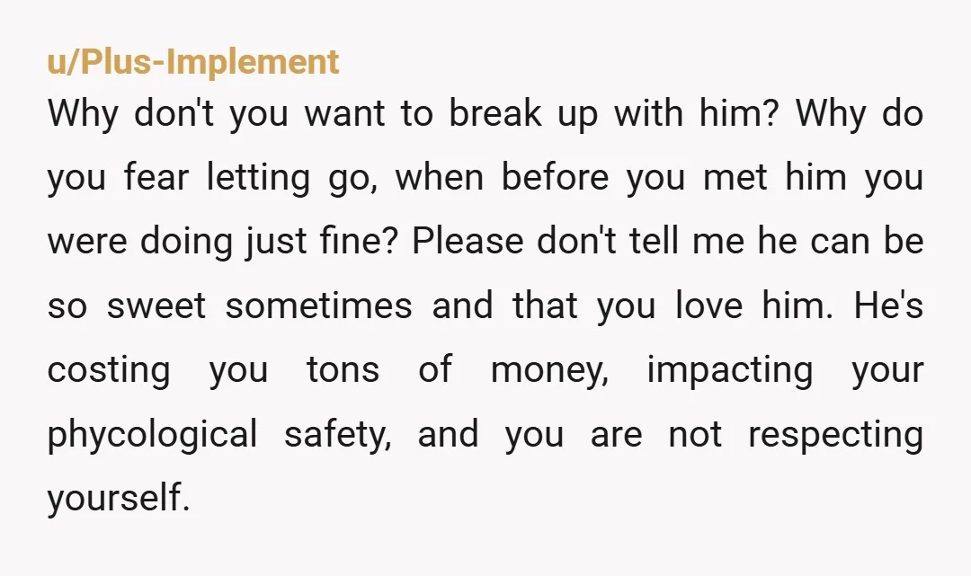 u/AdIll5857
I suspect he’s being emotionally manipulative, not you.
Sorry he’s done this to you.
It’s a big deal moving 😔